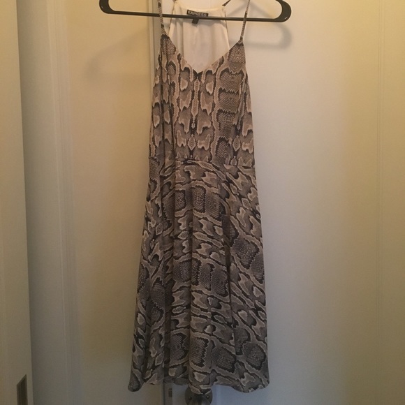 Express Python Print Dress - Picture 1 of 3